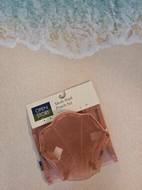 Mesh Shell Pouch Travel Sets